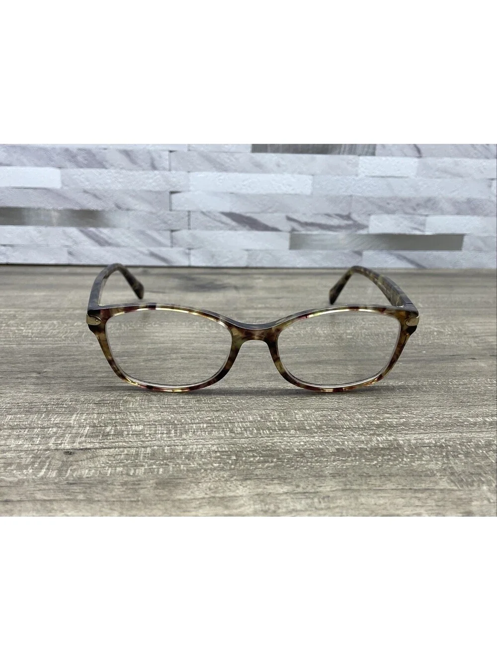 COACH Eyeglasses HC 6065 5287 Confetti Light Brown Optical 51[]17-135